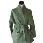 Nike NWT Womens Yoga Therma Fit Jacquard Reversible Oversized Kimono Cardigan Photo 7