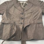 Tahari Brown Women's Jacket with Belt Photo 15