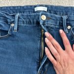 Good American  “Good Legs Crop Distressed” GLCI014T straight leg denim jeans Photo 3