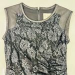 Sea NY Lace and Leather Mini Dress Black Size 2 Photo 5