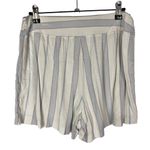 Soma  Cool Nights White Blue Stripe Pajama Shorts M Photo 1