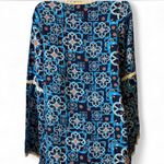 Boho Floral Tunic‎ Blue Photo 4