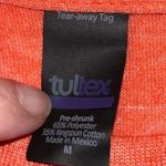 Tultex Tulte  Graphic Orange Faith Football Tee Shirt Photo 2