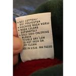 Gopher Sport Vintage 80’s/90’s Country Farm Style Red With Green Turtleneck Pull Size L Photo 11