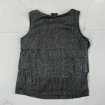 Dress Barn Collection  Women's Black/Sparkle Blouse Sleeveless Size 14w Photo 3