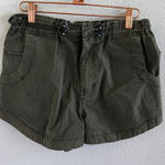 Pilcro  Dark Green Outdoory Hiking Gitl Shorts Pockets Utility Shorts XS Photo 0