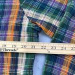 Orvis Women's Long Sleeve Button Up Indian Madras Plaid Shirt Size 14 Classic Photo 8