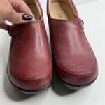 Sanita Professional Women's Cherry Leather Mules Shoes Clogs Size 38 (7) Red Photo 10