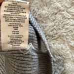 Free People turtleneck tunic sweater Size L Cozy Boxy Oversized gray Photo 9