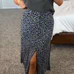 ZARA Floral Midi Skirt Photo 0