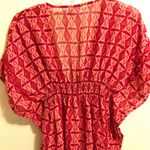 India Boutique Red Jeweled Swim Cover OS Photo 6