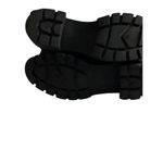 Top Moda  WO SIZE 10 MOTO CHUNKY HEEL BOOTS  LACEUP BLACK FAUX LEATHER CLEAN EUC Photo 6