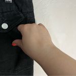 Moda International Vintage Black Corduroy Wide Leg Baggy Adj. Cinch Ankle Pants Size 10 Photo 3