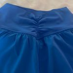 Aerie blue  real me ruched shorts Photo 2