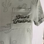 Electric Pink Women’s Cactus Print Tee – Size Small Photo 6