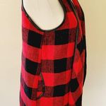 Axis buffalo check faux waterfall medium vest Photo 2