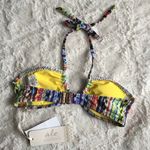 Ale By Alessandra Multicolor Tribal Beach Blanket Halter Bandeau Bikini Top NEW Photo 5