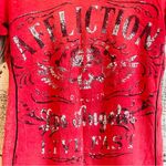 Affliction  Red Graphic T-Shirt Photo 1