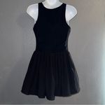 Qinsen Women’s Little Black Mini Dress Romper Small Photo 6