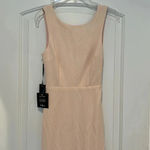 NWT Lulus Call My Name Blush Pink Backless Scoop Maxi Dress Sz XS Photo 10
