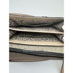 Guess  Rhinestone Logo Eco Ostrich Leather Small Bag Purse Rose And Gray Photo 10