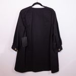 NEW Tuckernuck Blake Quarter Sleeve Button Front Pocket Mini Dress Black XL  Photo 3