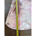 ALC Frank A.L.C. Jess Pink Cotton Puff Sleeve Crew Neck Tie Dye Mini Dress Size Small Photo 6