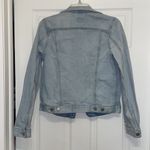 Gap Denim Light Wash Distressed Jean Jacket Photo 7