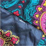 Diane Von Furstenberg  Black and Multicolor Scarf Photo 7