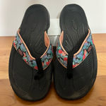 Keen  Kona Flip Womens Size 8 Black Coral Slip On Thong Flip Flop Sandals 1023090 Photo 0