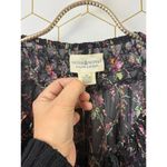 Denim & Supply Ralph Lauren Ralph Lauren Denim & Supply Loose Fit Black Floral Peasant Blouse - Size - Small Photo 4