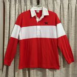 PINK - Victoria's Secret  Long Sleeve Rugby Polo Photo 0