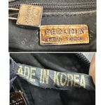 Perlina  Vintage Genuine Leather Black Crossbody Bag Photo 6