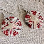 🪸Real Starfish Handmade Earrings🪸 Red Photo 3