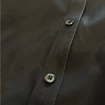 Brooks Brothers  Women’s Fitted Non Iron Stretch Blouse Shirt Size 14 Black Photo 3