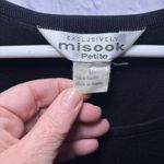 Misook Exclusively  Black Sheath Dress Size Large Career Business Casual Wedding Photo 6