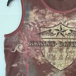 Harley Davidson Shield Flight Marion, Indiana Women’s Size Medium Brown Photo 2