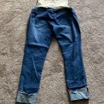 Blue Savvy  Maternity Distressed Cropped Jeans SIZE XL Photo 4