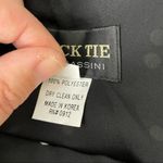 Oleg Cassini Black Tie  Vintage Black Polka Dot Dress size 10 Photo 8