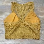 Zenana Outfitters Comfy Yellow Bralette Top Women’s Medium Photo 3