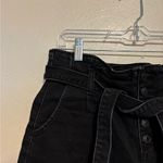 American Eagle Outfitters High Waist Black Denim Shorts Photo 7