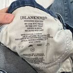 BLANK NYC Rainbow Striped Sides High Rise Jeans Photo 3