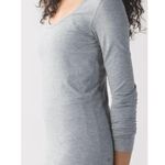 Lululemon  Athletica Anahatasana Long Sleeve Tee Heathered Medium Grey M 8 10 Photo 4