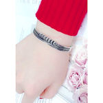 Boutique NEW Women's Antiqued 925 Sterling Silver‎ Lucky Coin Cuff Bracelet, Adjustable Photo 8
