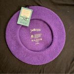 NWT Betmar Wool Beret Purple Photo 2