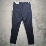 Old Navy  Pixie Pants Cropped Career Casual‎ Trousers Blue Secret Slim Pocket Photo 2