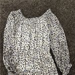 Diane Von Furstenberg  Off-Shoulder White and print Dress Photo 13