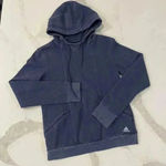 Adidas  High Neck Long Sleeve Pullover Hoodie Sweatshirt Womens Medium ZipPockets Photo 0