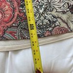 Womens Size XL Red Paisley Midi Dress Sleeveless High Neck Boho Chic Artsy Pink Photo 1