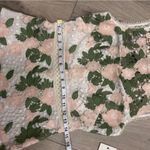 Shoshanna  Green and Cream Floral Lace Midi Dress Women's Roseia Cocktail Size 4 Photo 9